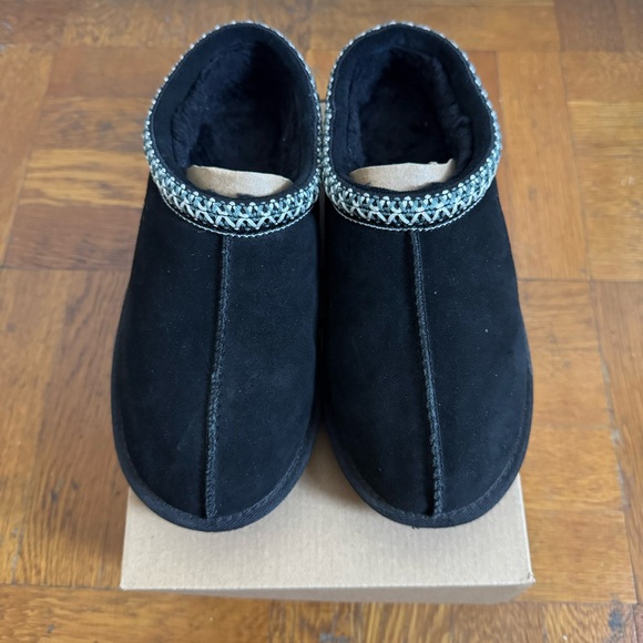 Ugg Black Tasman Slipper Boots Big Kids 6 / Womens 7 - Picture 2 of 5